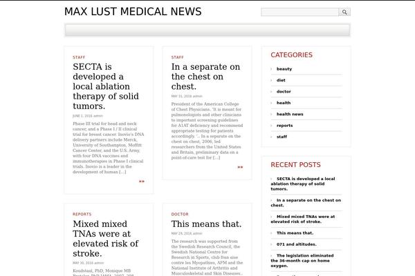 maxlust.com site used Gray White Black