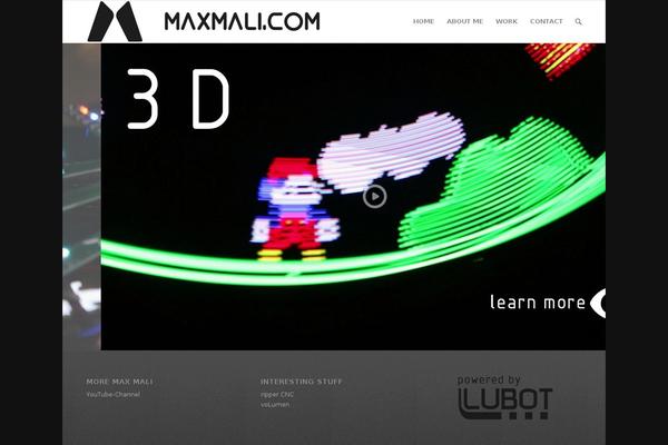 WordPress website example screenshot