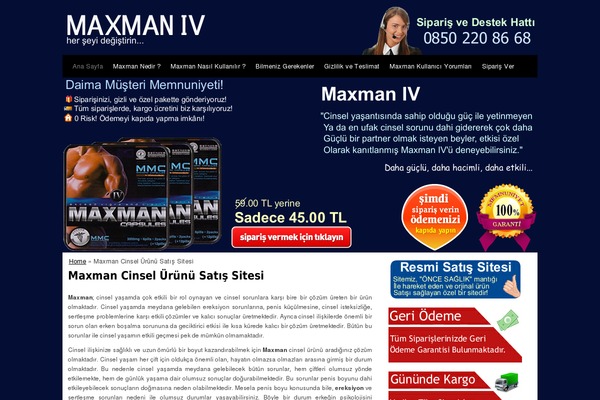 maxman.org site used Maxman