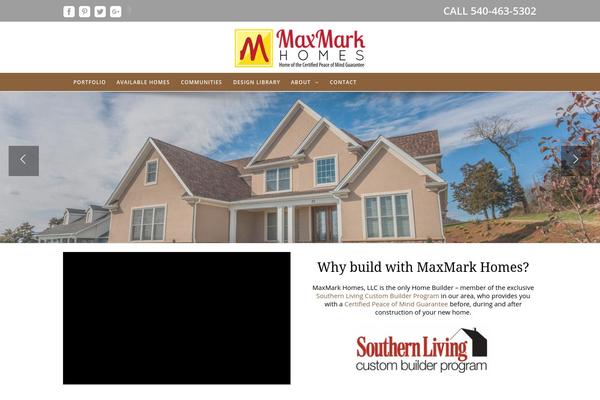 maxmarkhomes.com site used Maxmark