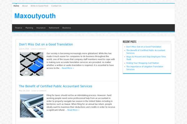 Sahifa theme site design template sample