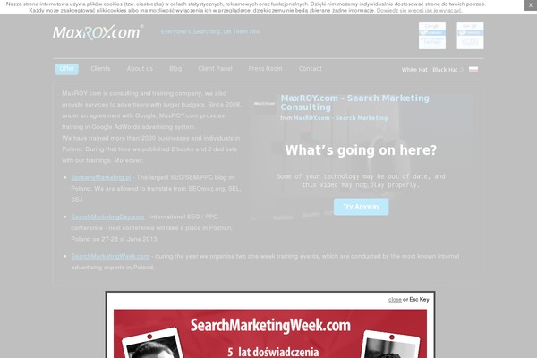 WordPress website example screenshot