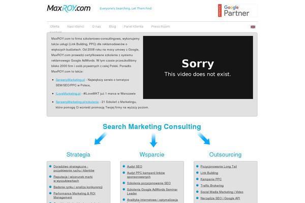 maxroy.com.pl site used Searchmarketingweek