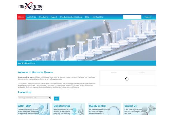 maxtremepharma.com site used Maxtreme