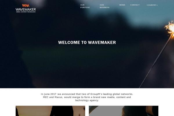 Maxus-global theme site design template sample