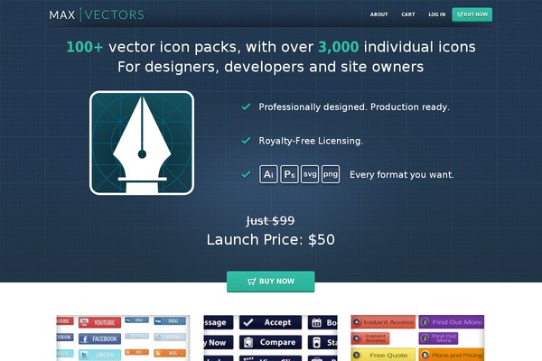 maxvectors.com site used Max-vectors