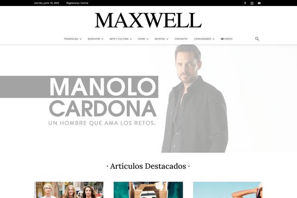 Newspaper theme site design template sample