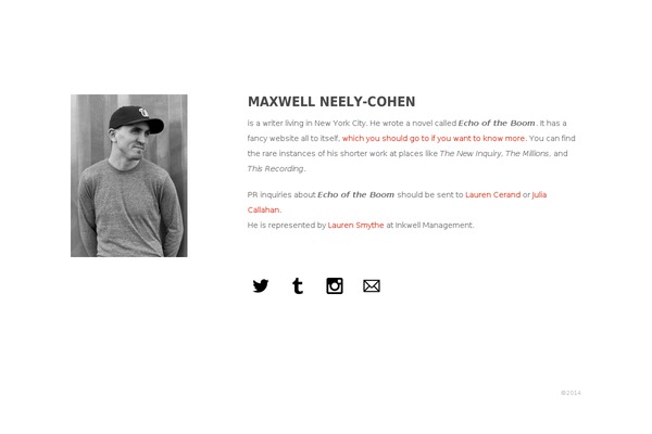 maxwellneelycohen.com site used Coporlio-v1-07
