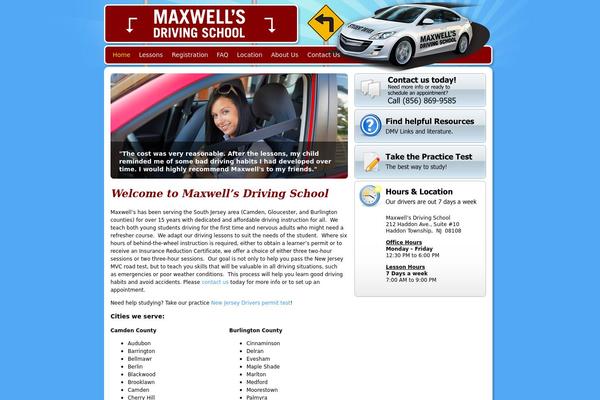 maxwellsdrivingschool.com site used Maxwells