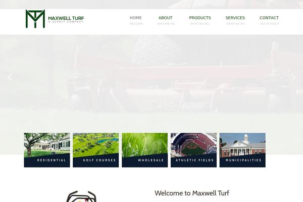 maxwellturf.com site used Landscaping