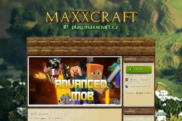 maxxcraft.cz site used Magicraft
