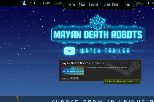mayandeathrobots.com site used Mayandeathrobots