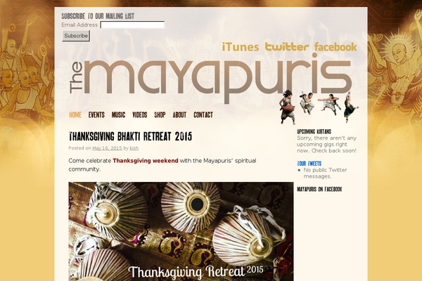 mayapuris.com site used Mayapuris-twentyten