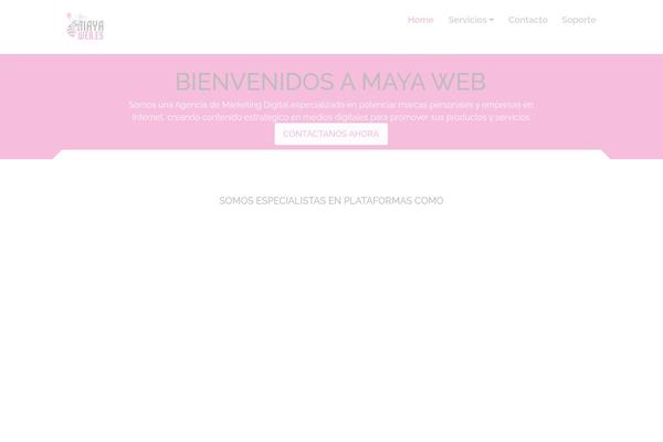 mayaweb.es site used Plusone