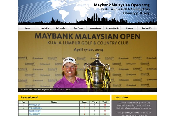 maybankmalaysianopen.com site used Mmo