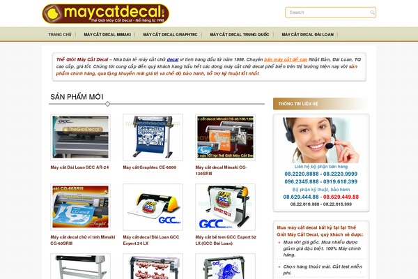 maycatdecal.vn site used NewsPad