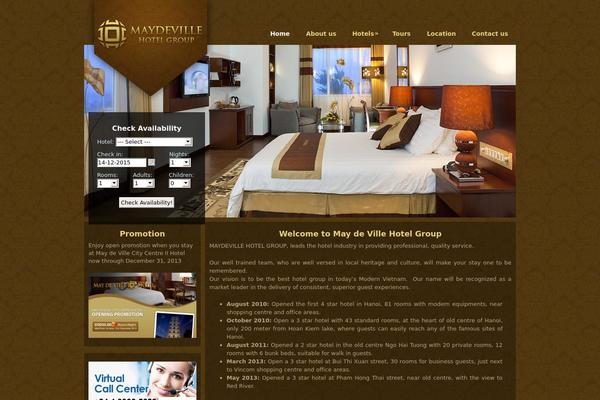 maydeville.com site used Mdv