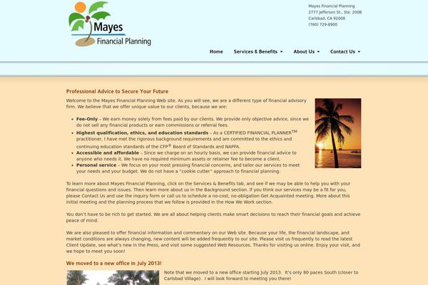 mayesfinancialplanning.com site used Striking