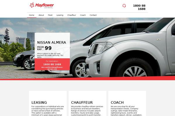 mayflowercarrental.com.my site used Mfcl