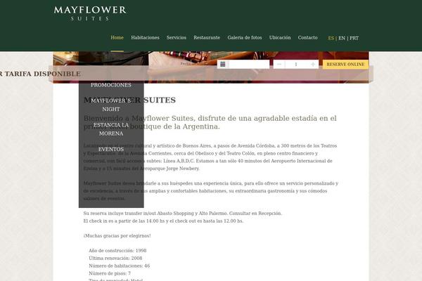 mayflowersuites.com.ar site used Mayflower