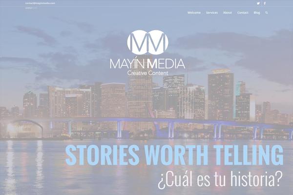 WordPress website example screenshot