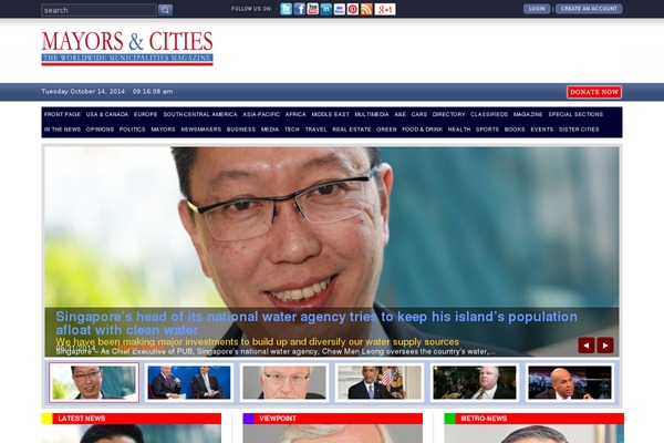 mayorsandcitiestheme theme websites examples