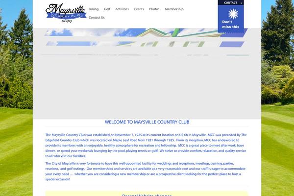 maysvillecountryclub.com site used Guesthouse