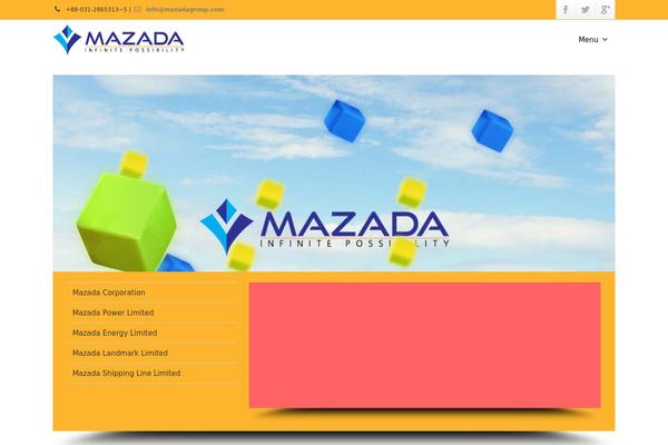 mazadagroup.com site used Menv