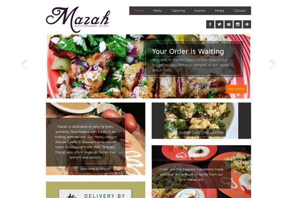 mazah-eatery.com site used Mazah