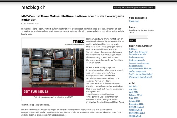 mazblog.ch site used Journalist_de