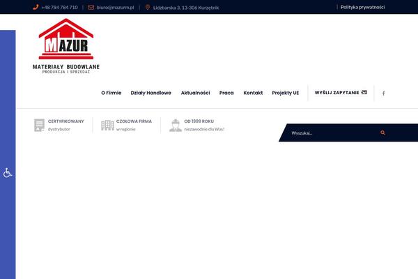 mazurm.pl site used Metron