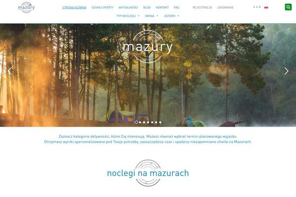 mazury.pl site used BookYourTravel