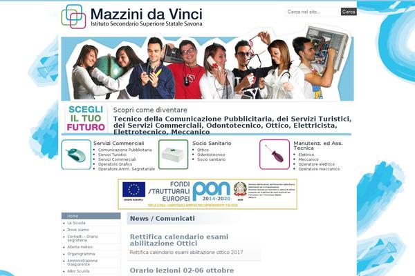 mazzinidavinci.it site used Editheme
