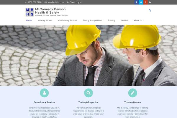 WordPress website example screenshot