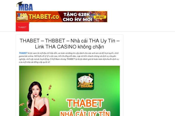 WordPress website example screenshot