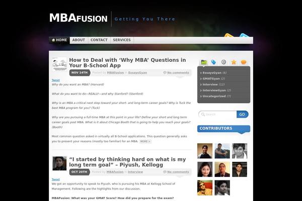 mbafusion.com site used Mystique