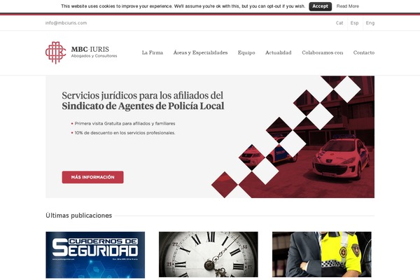 WordPress website example screenshot