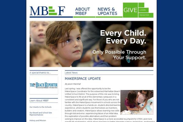 mbef.org site used Mbef
