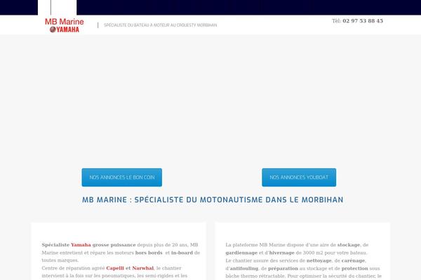 mbmarine.fr site used Realto-child