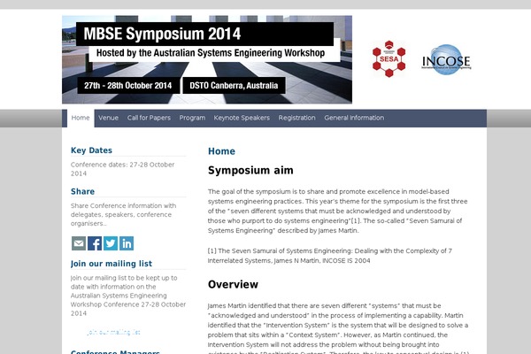 mbsesymposium2014.com.au site used Arinexsaprodeluxe1