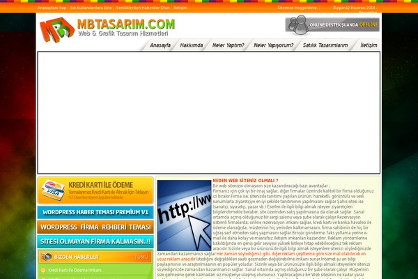mbtasarim.com site used Mb-wptema