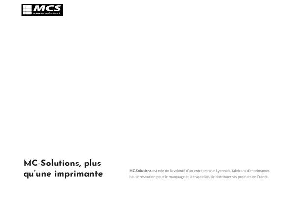 mc-solutions.fr site used G5-startup