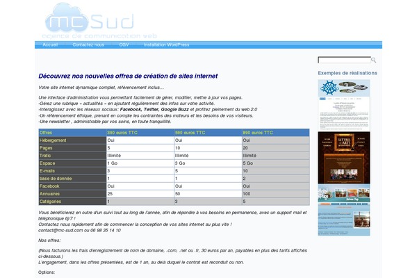 mc-sud.com site used Mcsud