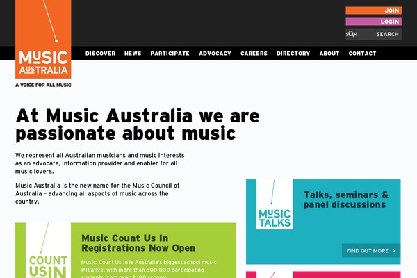 mca.org.au site used Musicaustralia