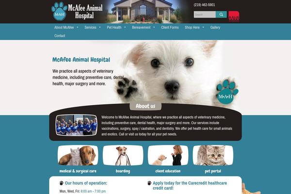 mcafeeah.com site used Mcafee