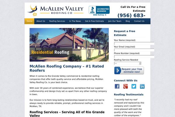 mcallenvalleyroofing.com site used Tschild