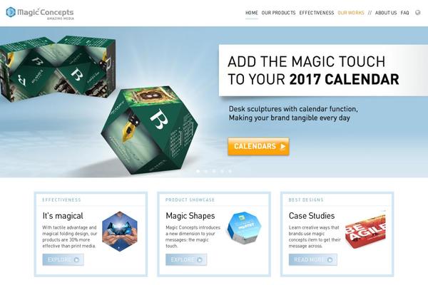 mcamazingmedia.com site used Magic-concept