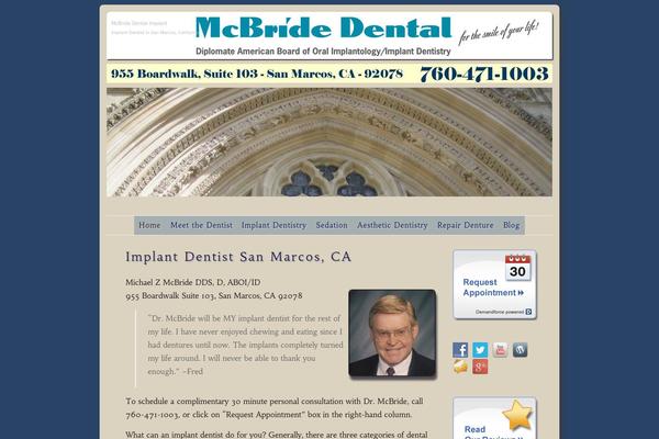 WordPress website example screenshot