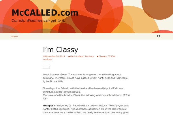 Twenty Thirteen theme site design template sample