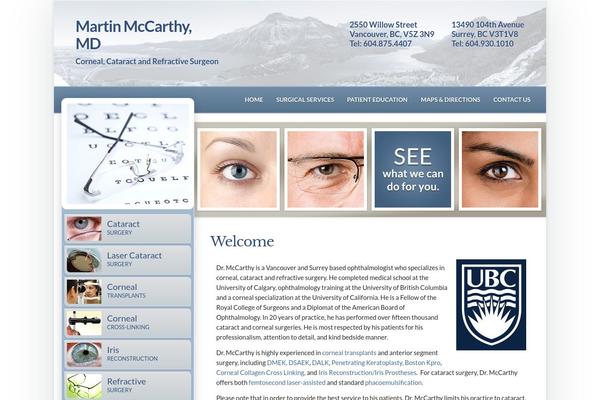 mccarthyeye.com site used Mccarthyeye